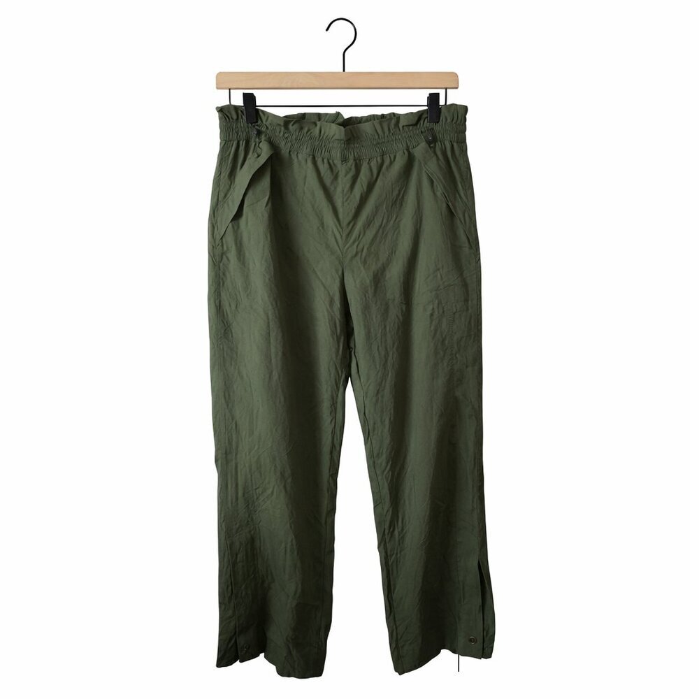 Athleta Trekkie High Rise Parachute Pant Aspen Olive Size 12 - Picture 4 of 7